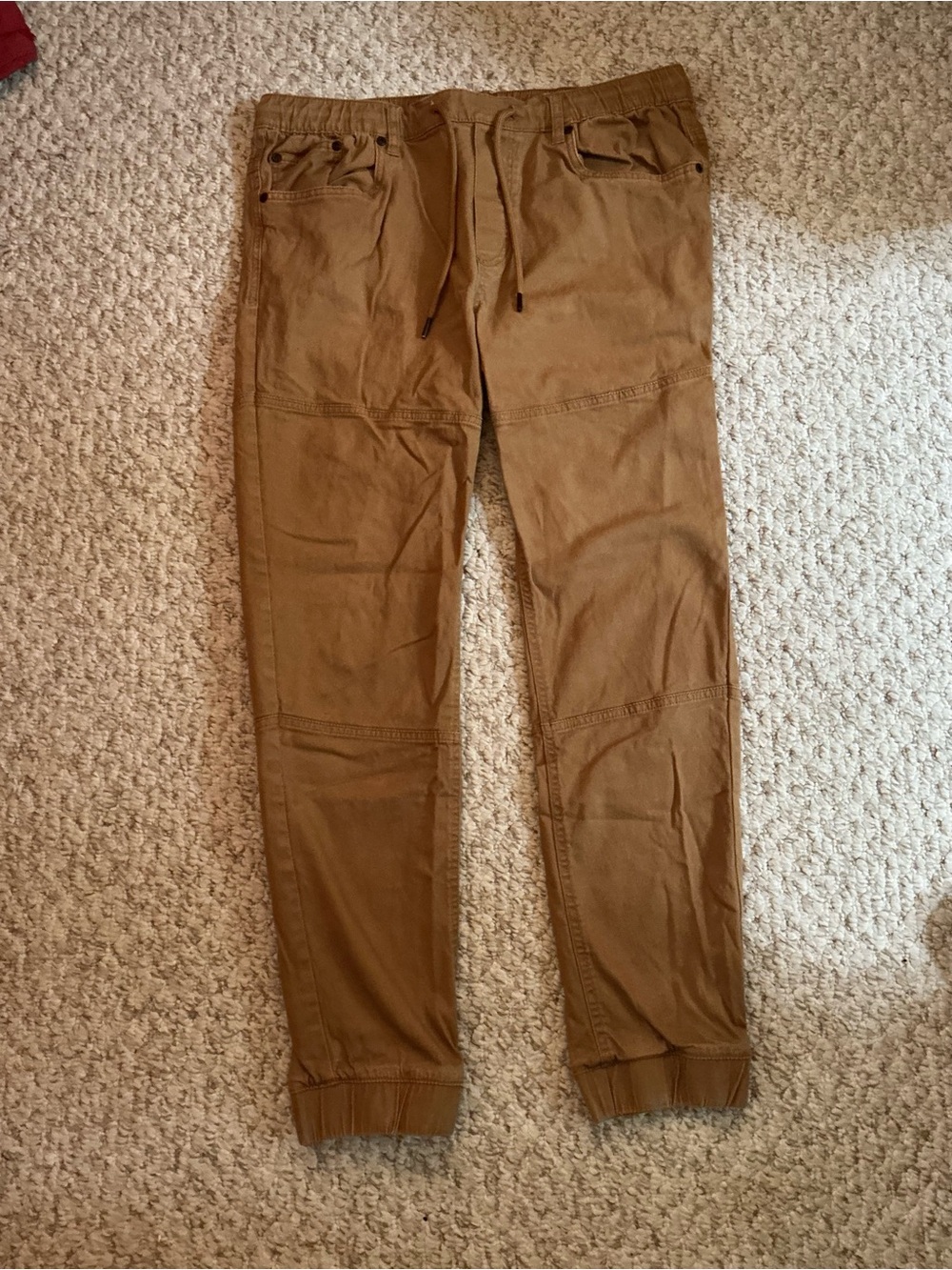 Buffalo David Bitton Men's Joggers - Tan - Picture 2 of 5